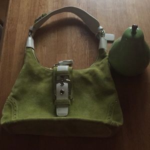 Light Forest Green Small Coach Handbag